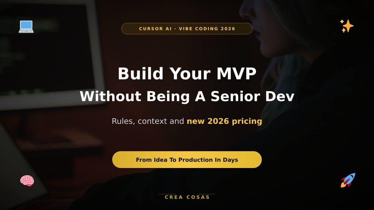 Miniatura de Cursor AI y vibe coding: crea tu MVP sin ser programador sénior