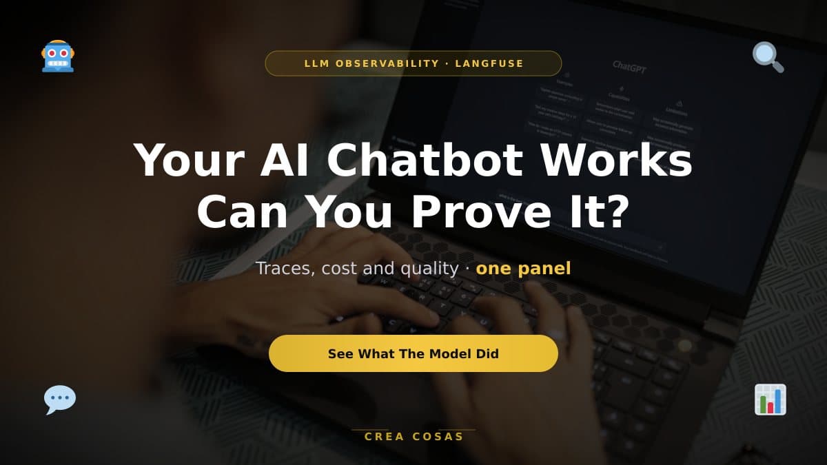 Miniatura de Langfuse: cómo ver qué hace tu chatbot en producción