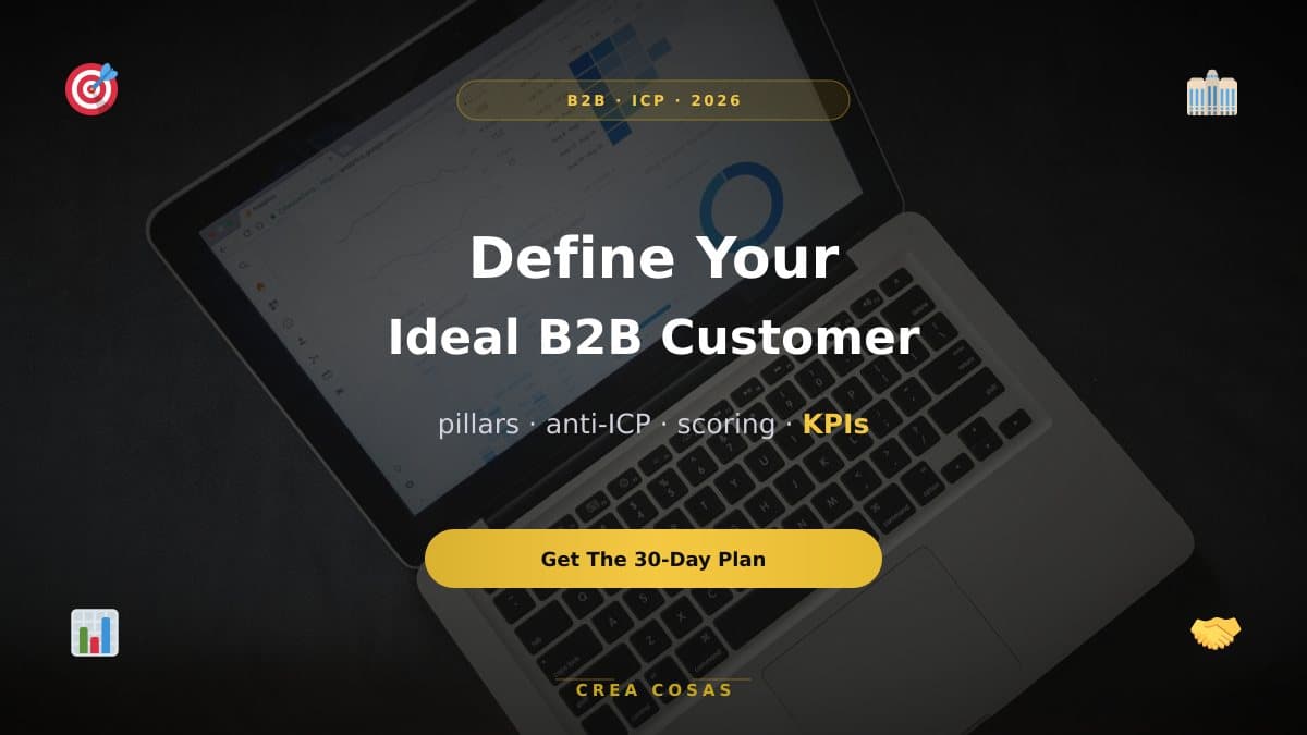 Miniatura de Perfil de cliente ideal (ICP) B2B: guía, plantilla y scoring