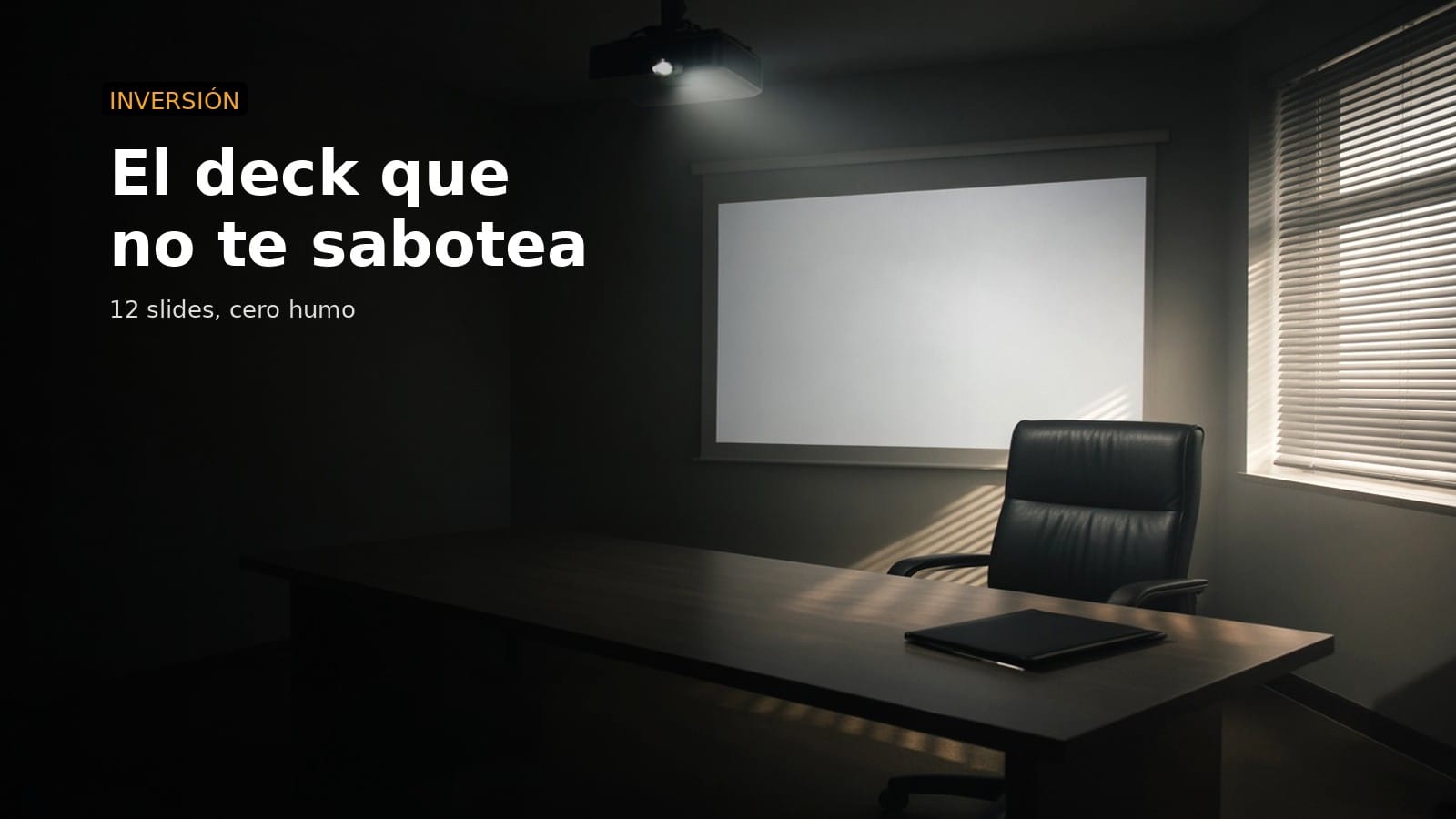 Miniatura de Cómo hacer un pitch deck que consiga inversión: estructura, ejemplos y errores comunes